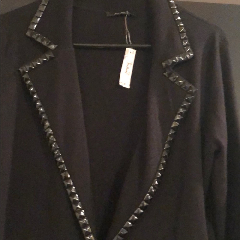 MOSCA studded blazer
